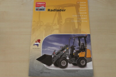 158441) Tobroco Giant Wheel Loader Brochure 201?