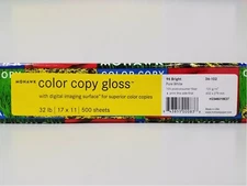 MOHAWK Color Copy Gloss 11x17 Paper; Case contains 4 reams (500 sheets per ream)