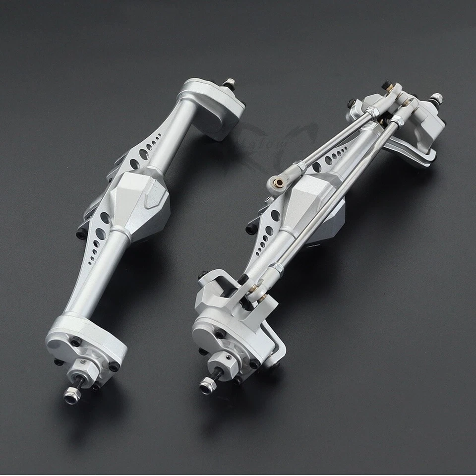 CNC Metal Complete Front Rear Portal Axle For 1/10 RC Crawler Axial Capra 1.9 UT - Image 2 of 4