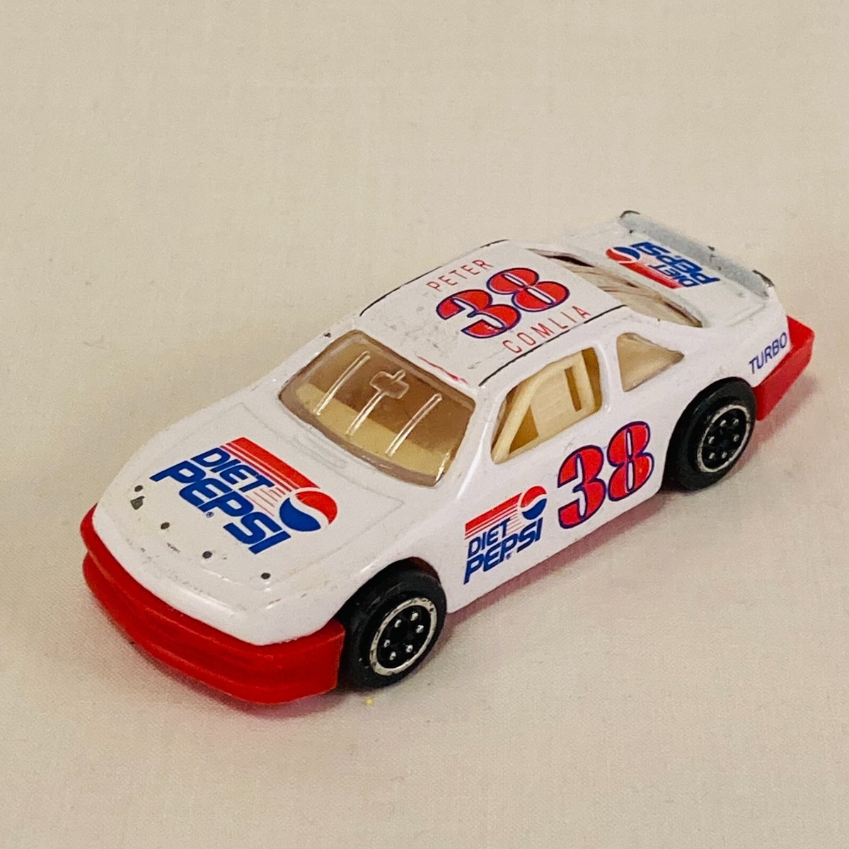 38 Peter Comila Diet Pepsi NASCAR Turbo Stock Car Die Cast Toy