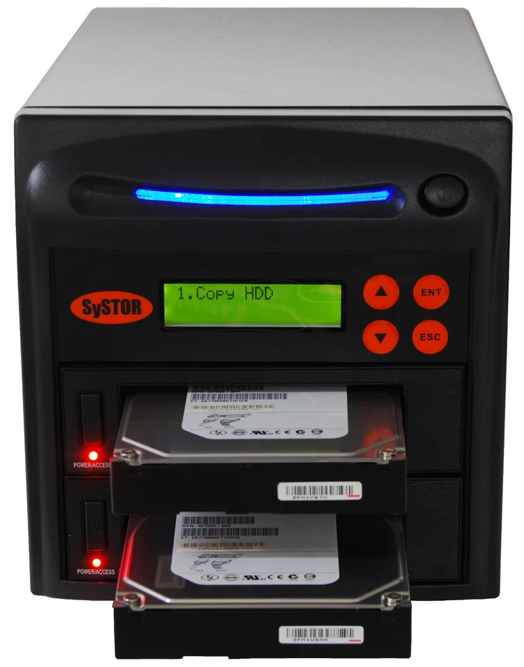 Systor 1:1 SATA 2.5" 3.5" SSD HDD Hard Drive Duplicator & Sanitizer - 5.4GB/Min - Image 4 of 4