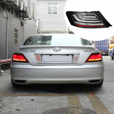 LED Tail light Assembly For Toyota Mark X 2005-2009 Dark Sequential Turn Signal 