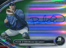 Peter O'Brien Autographed 2013 Bowman Platinum Rookie Card