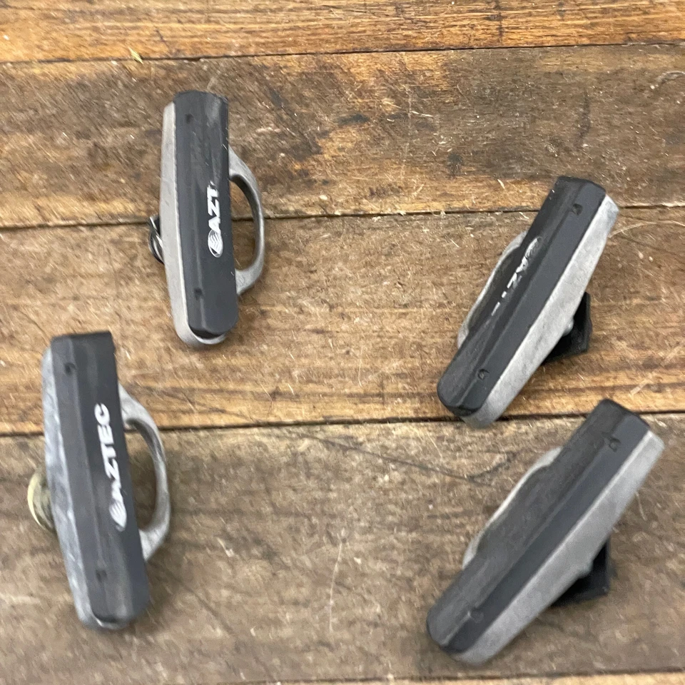Vintage Aztec Brake Pads Black Gray Threaded Nut Cartridge Road Set - Image 3 of 4