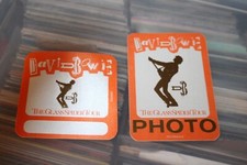 David Bowie - 2x unused Backstage Pass - FREE POSTAGE - Glass Spider #8
