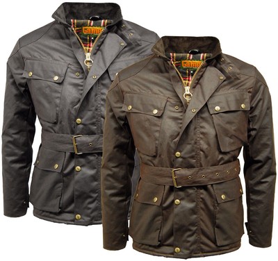 waxed motorcycle jacket