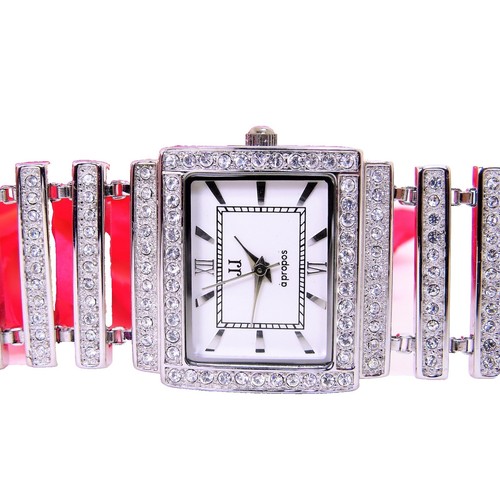 Jules Jurgensen Women Gold Tone Diamond Accent MOP Dial  display picture 2