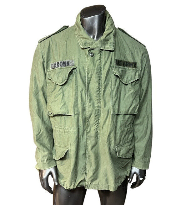 Vintage 80s US Army M1965 Field Jacket Without Liner Medium Vintage 80s US Army M1965 Field Jacket Without Liner Medium