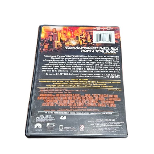 The Core DVD Movie Hilary Swank Aaron Eckhart Delroy Lindo Full Screen - Picture 2 of 5
