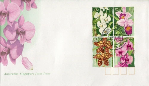 1998 Australia/Singapore Joint Issue (Gummed Stamps #A) FDC - Perth WA 6000 PMK