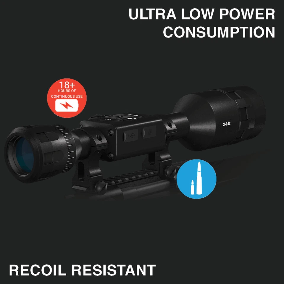 Mira para rifle ATN X-Sight 4K Pro 5-20x inteligente día/noche Ultra HD Foto 4 de 4