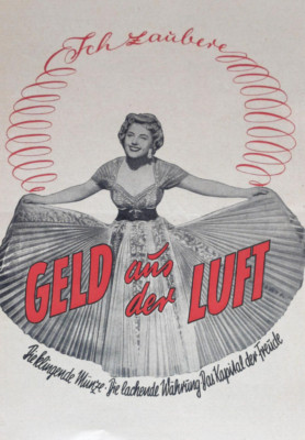 Vintage German Geld Aus Der Luft Films Program Das Haus Der Guten Filme