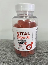 Vital Grow XL Max Gummies Vitamin B12 Folic Acid Supplement (1 Month Supply) New