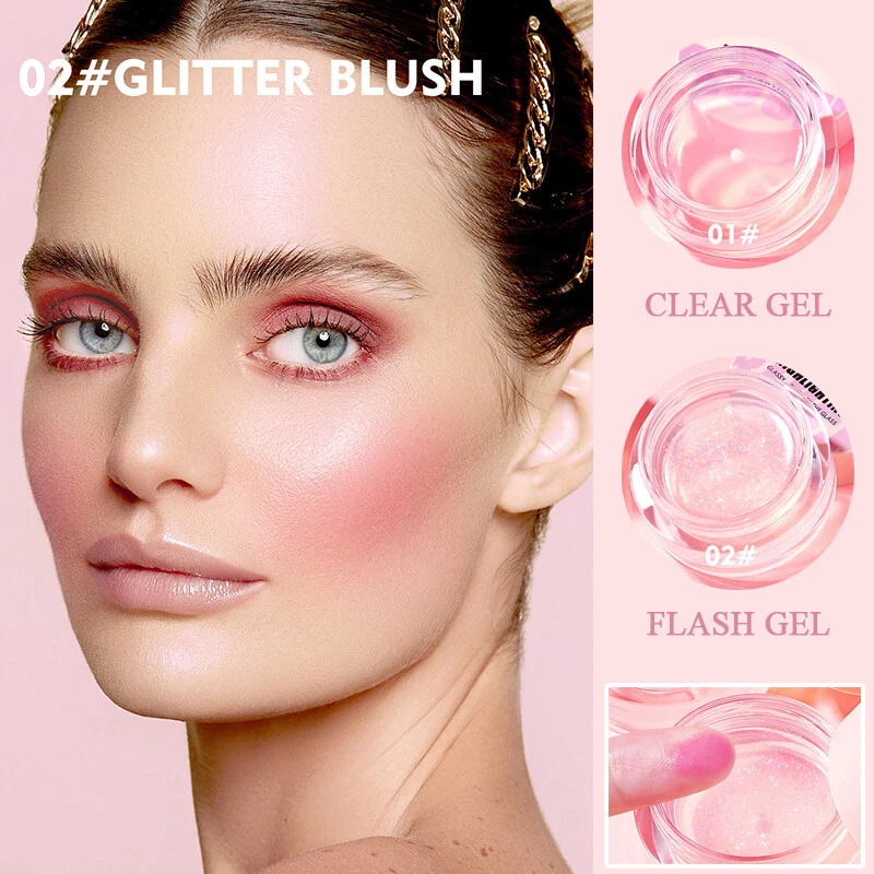 Temperature Changing Color Powder Blusher Glassy Blush Gel Powder Blusher Crea 」 - Image 2 of 4