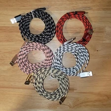 10ft ANDROID USB A to USB C DATA sync CHARGING CABLE extra long cord