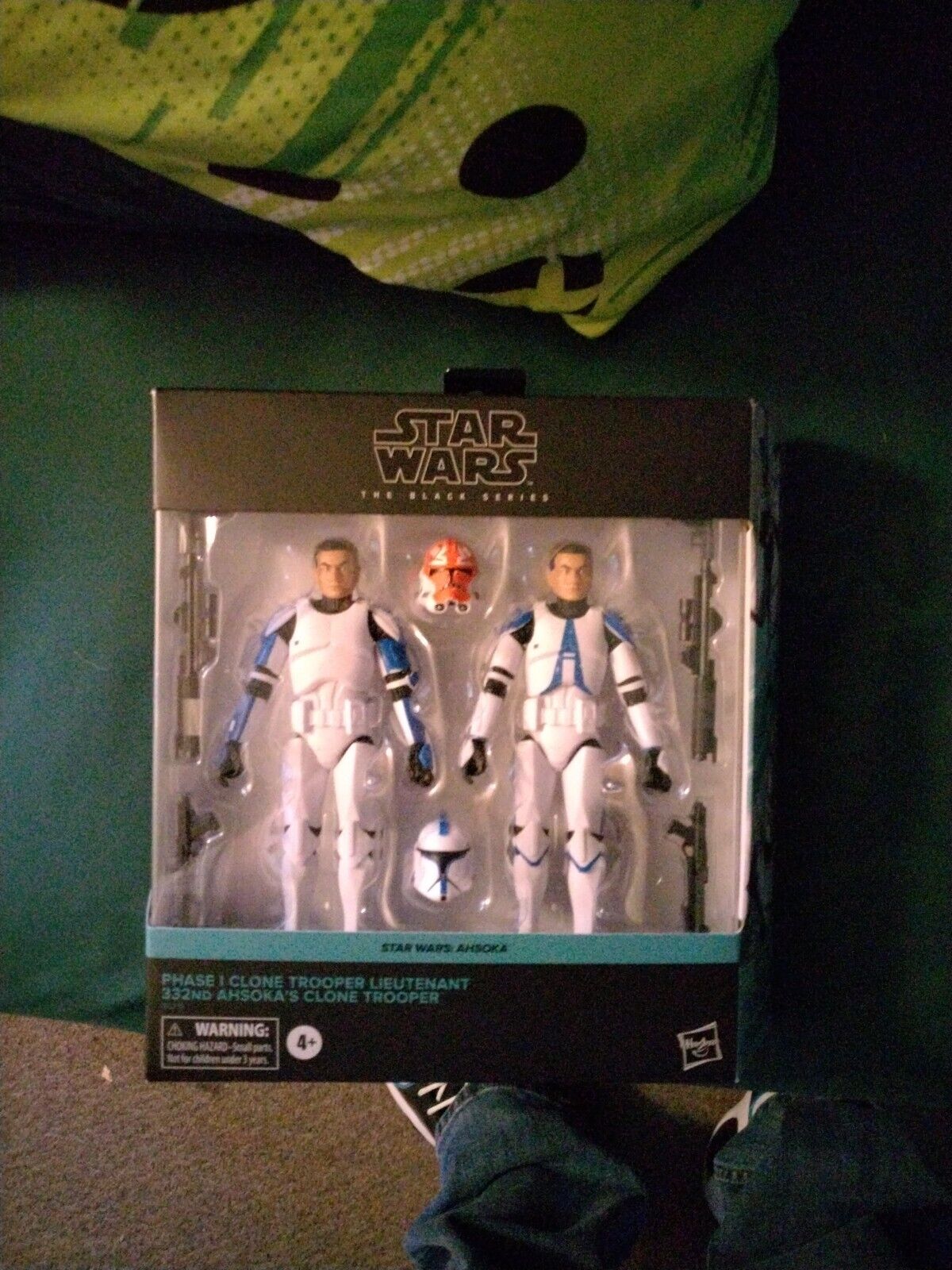 Star Wars Black Series 6" Clone Trooper Lieutenant 332nd Ahsoka 2-Pack In Hand 