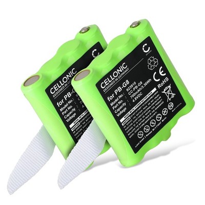 2x Akku für Reer PB-G8 Midland PB-G8 Alan PB-G8 700mAh