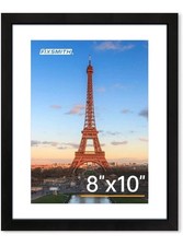 8x10 Picture Frame 1 Pack, Photo Frame with HD Plexiglass, Display Pictures