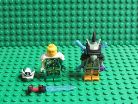 Lot 2 LEGO Ninjago Prime Empire Minifigs Digi Lloyd Hausner swords armor HL55