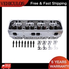 Jm-c-sb220-64a Complete Straight Cylinder Heads Assy For Sbc Chevy 350 190cc 64 Jm-c-sb220-64a Complete Straight Cylinder Heads Assy For Sbc Chevy 350 190cc 64