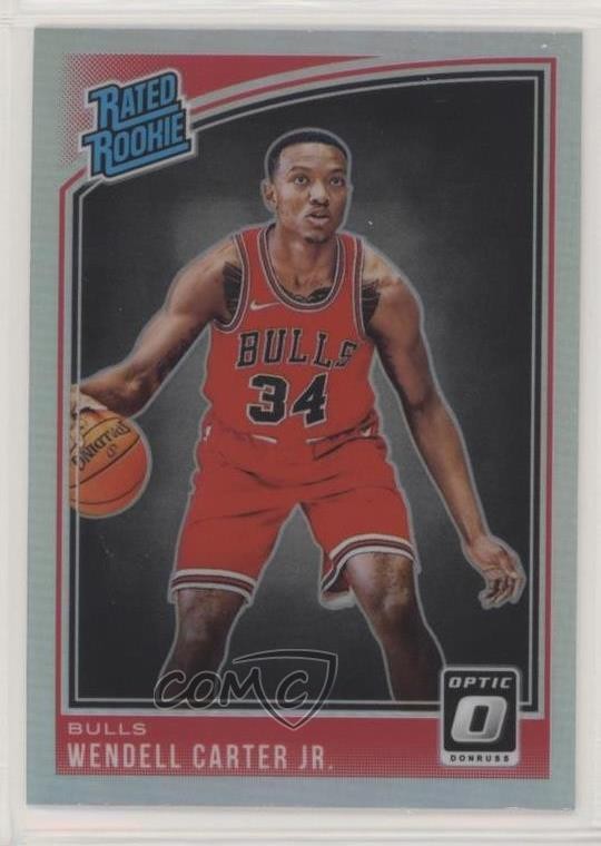 2018-19 Panini Donruss Optic Rated Rookie Holo Prizm Wendell Carter Jr #170 0b12