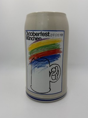 Oktoberfest Munchen 1986 Beer Mug Stein 1L Rastal - Waltraud Sappl