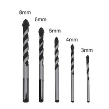 Alto Qualit�� Drill Bit 5pcs Accessori Blocco Carbide Calcestruzzo Duro