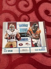 2017 Contenders Round Numbers Platinum /25 Trent Taylor Isaiah McKenzie Rookie