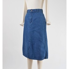 Las mejores ofertas en Faldas Vintage Hippy Azul 1980s para Mujer