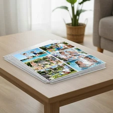 Ultra-Clear 4x6 Photo Sleeves with 6 Pockets - Preserves 240 Pictures Safely