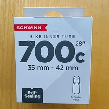Schwinn Bike Inner Tube 700c 28" 35m -42mm  Self Sealing Bicycle Tube NEW GR6