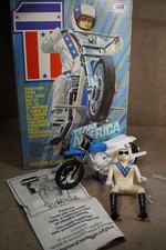 Gig Italy / Ideal Toys Evel Knievel Stunt Cycle in Box - Team America