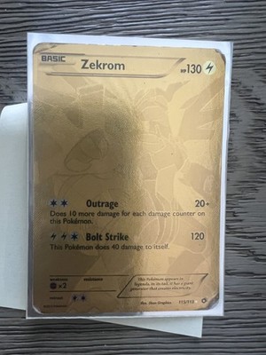Zekrom (115 Full Art Secret Rare) 115/113 Legendary Treasures Holo
