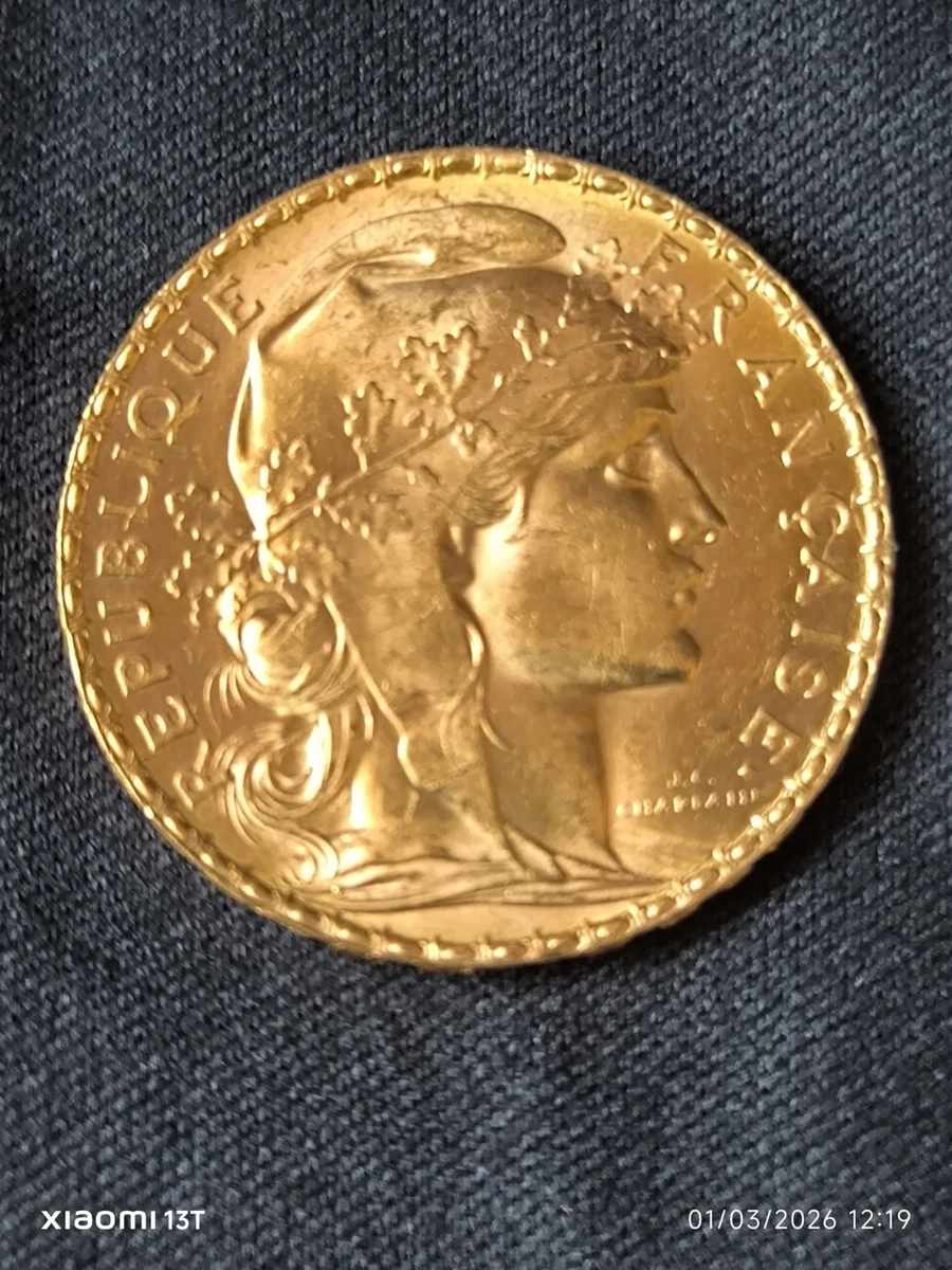 Broche Ancienne Marianne République Française - Métal Et Bakélite Noire - Diamètre 40 Mm