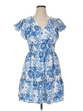 Eliza J Women Blue Casual Dress 14