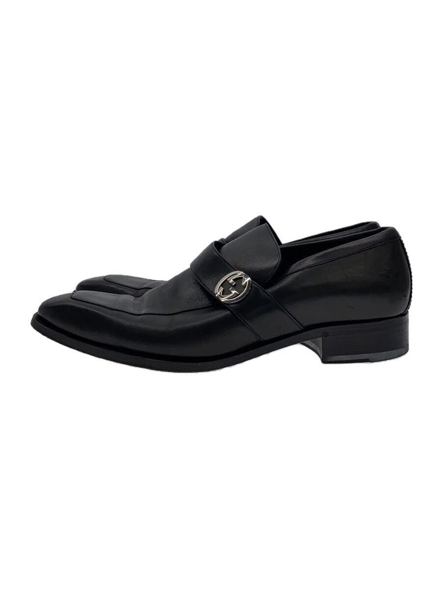 GUCCI scarpa elegante ad incastro G 41 nera 114416 usata