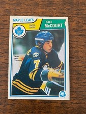 1983-84 O-Pee-Chee hockey OPC #66 Dale McCourt - Toronto Maple Leafs NRMT