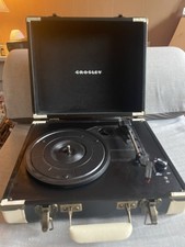 For Parts Crosley Cruiser Plus Portable Turntable w Bluetooth-WHITE BLACK Works