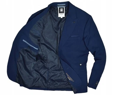 G STAR RAW Correct Bronson Blazer Marineblau Men's 50 - Bild 1 von 4