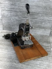 VTG Kingsley Stamping Machine Hot Foil USA Made 14030 Untested Stamp