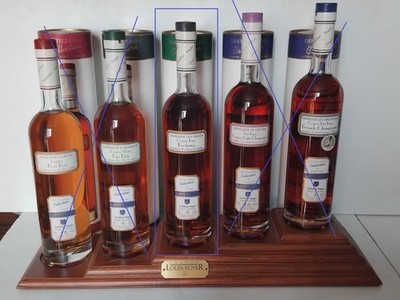 ROYER Cognac Flasche Brennereien Sammlung Borderies