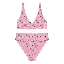 Cliffcographics animals - Recycled high-waisted bikini