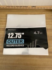 New Out Of Package 50-12.75" Outer LP Album Record Sleeves 4.7 mil. Clear.