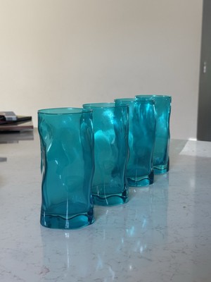 Bormioli Rocco Sorgente Cooler Glass Aqua 15.5 Oz Italia