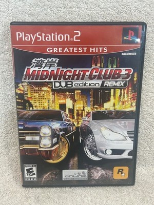 Midnight Club 3 DUB Edition Remix (PS2, 2006) Greatest Hits No Manual - Untested