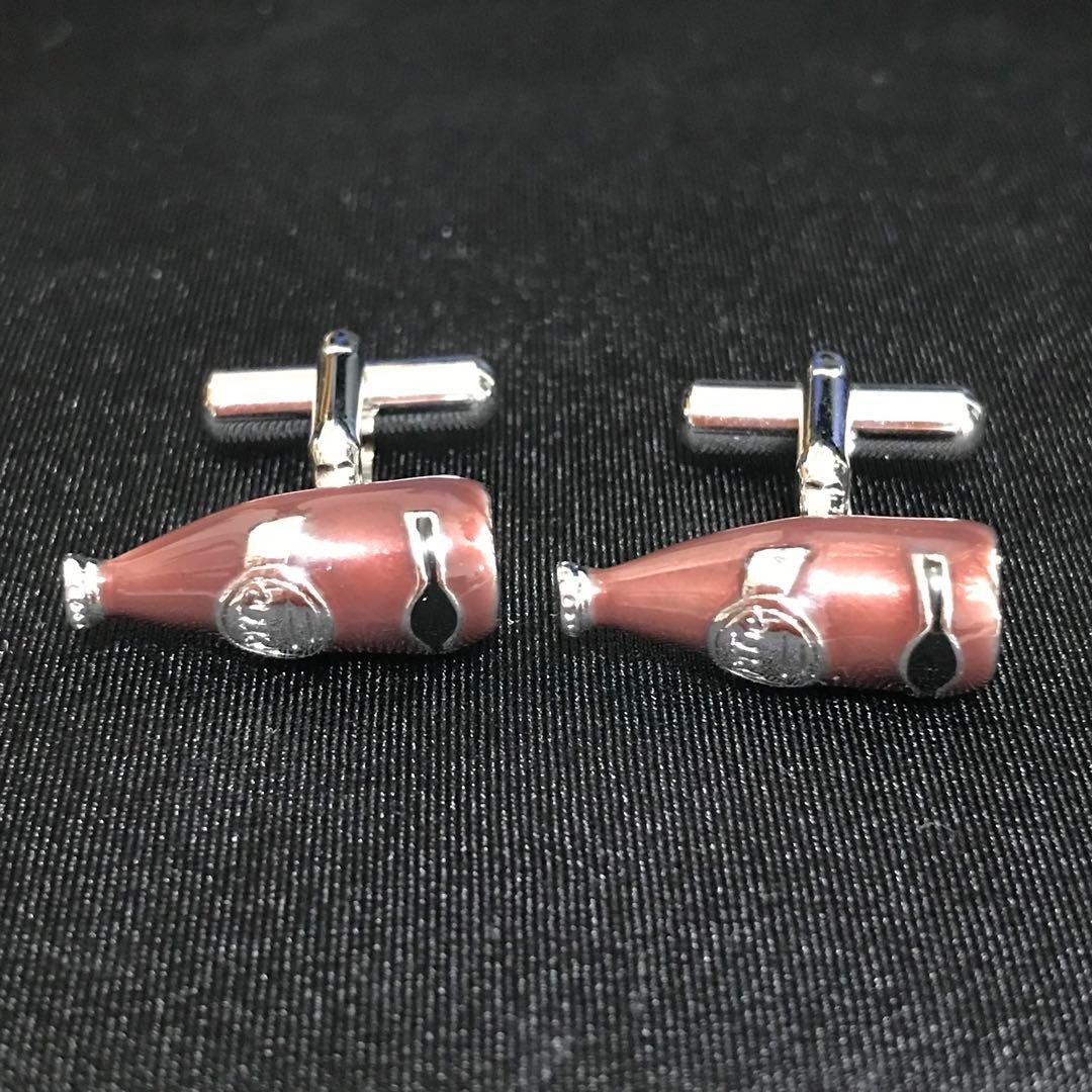 Cufflinks Button Cufflinks Button Bottle Design - image 2