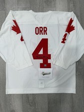 RARE Bobby Orr LOA Autographed Jersey Team Canada - Frameworth