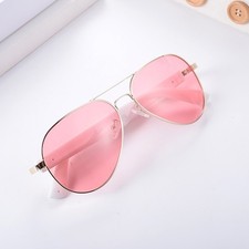 Smart Glasses Wireless Bluetooth Call Music Outdoor Sunglasses Anti-Blue Pink 