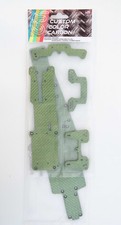 Green Custom Color Carbon Fiber Chassis 5 Piece Kit For Kyosho Optima Mid