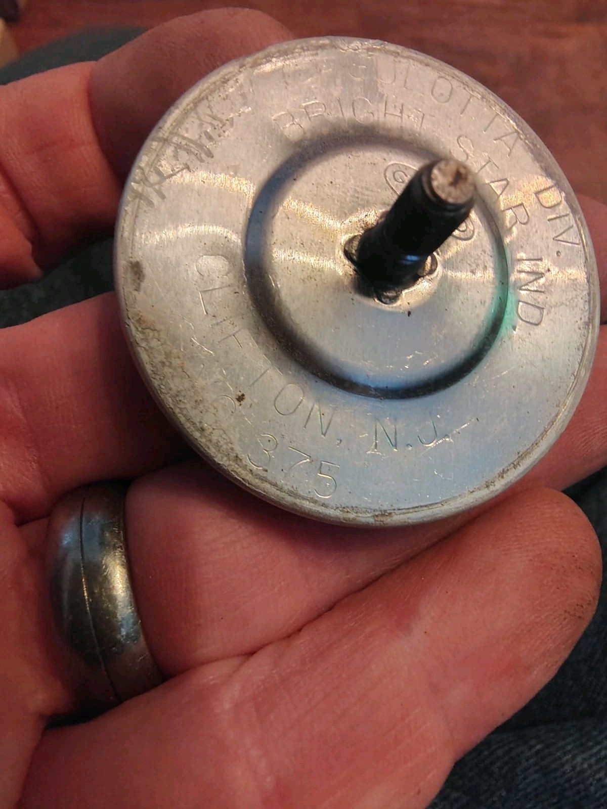 Vintage Gulco Reflector 375 USA Red Rear Fender Stratolite And Bezel